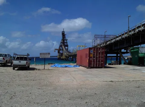 Salt pier in Bonaire